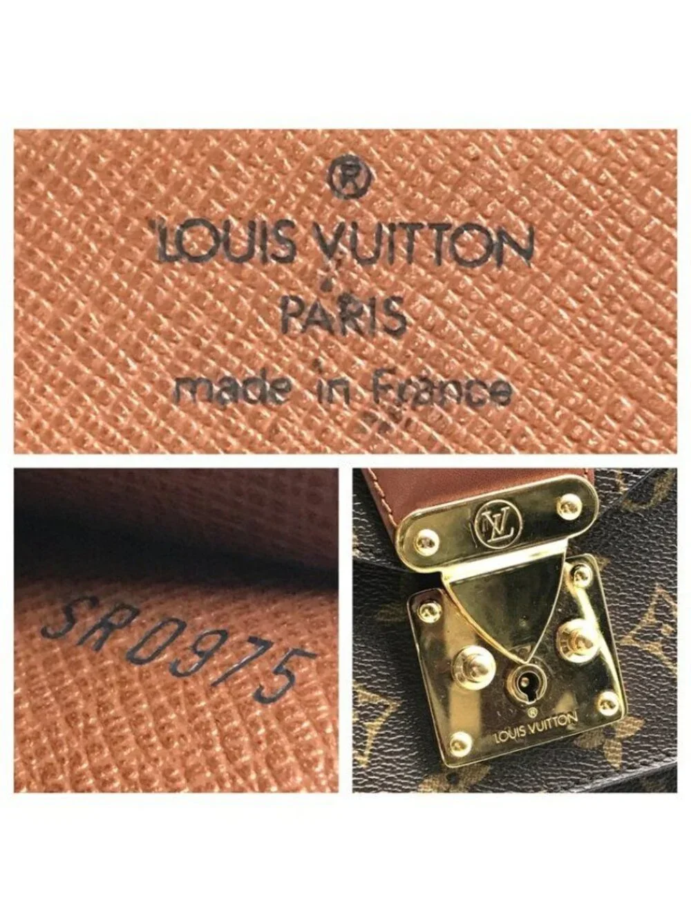 Louis Vuitton Monogram Monceau Business 2-Way Bag Leather
